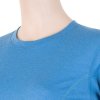 Sensor Merino Active dámské triko s dlouhým rukávem modrá