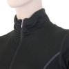 Sensor Merino Active dámské triko s dlouhým rukávem stoják černá