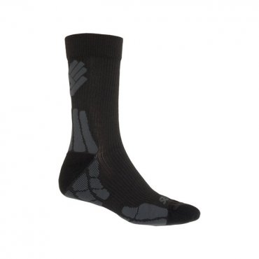 Sensor Hiking Merino Wool ponožky černá/šedá