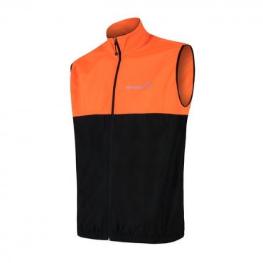 Sensor Neon pánská vesta černá/reflex oranžová