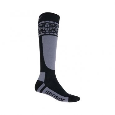 Sensor Thermosnow Norway ponožky černá/šedá