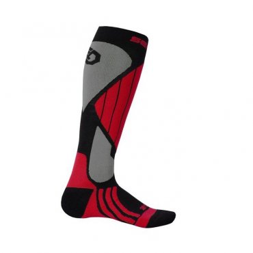 Sensor Snow Pro ponožky černá/červená/šedá