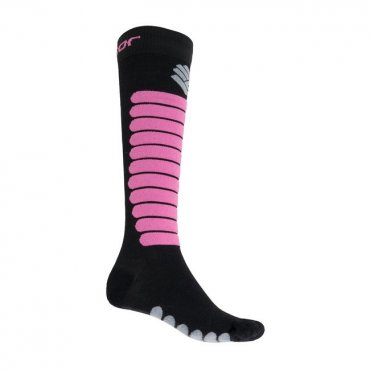 Sensor Zero Merino ponožky černá/fialová